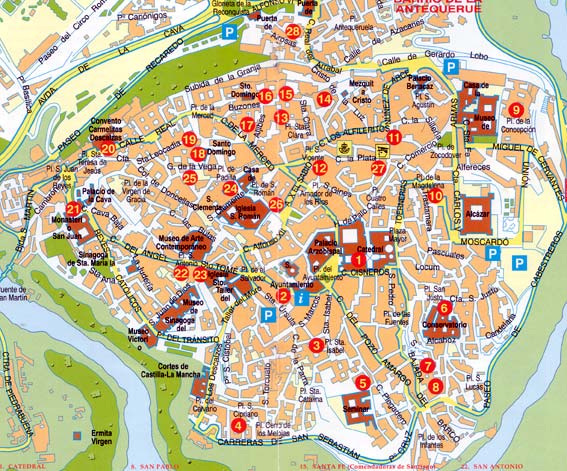 Mapa de Toledo